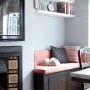 Muswell Hill refurbishment | Stylish box seating with storage | Interior Designers